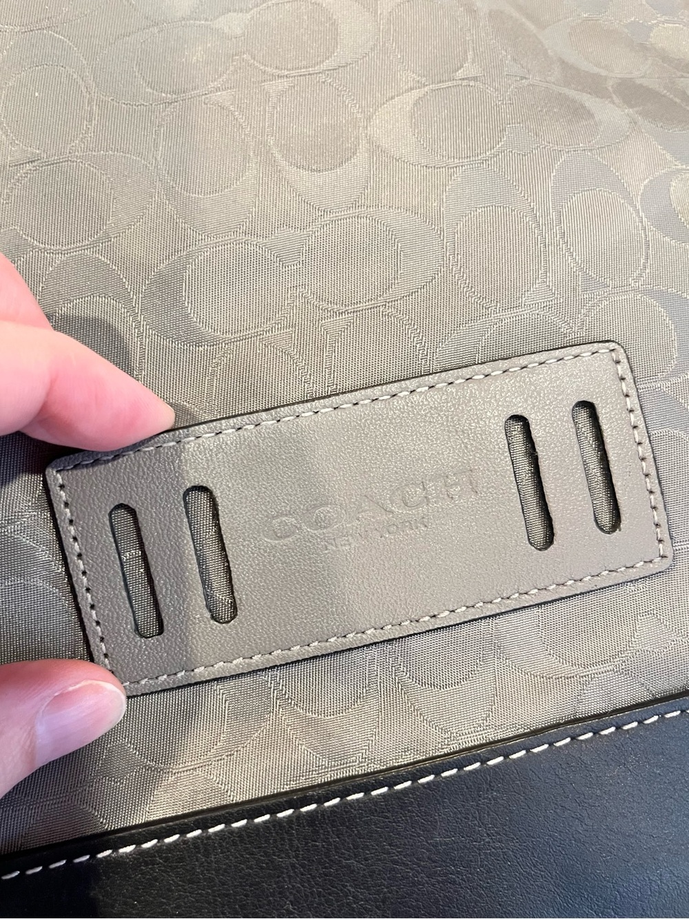 Coach Signature Drawstring Backpack - Picture 6 of 17